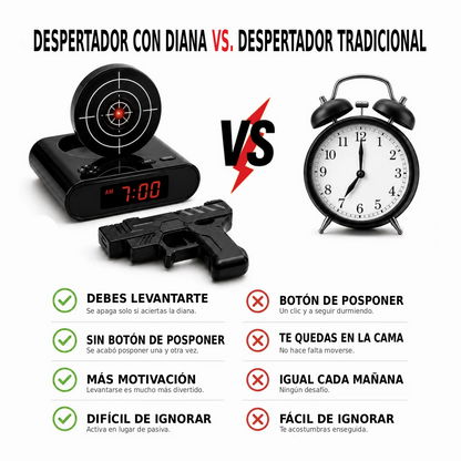 Despertador con diana: levántate a la primera